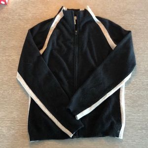 Lamberto Losani Cashmere Zip-Up